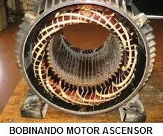 bobinado motor ascensor