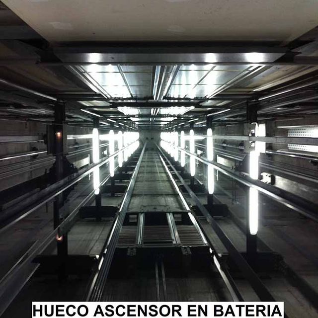 hueco ascensor en bateria 