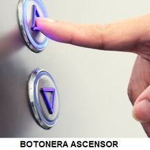 persona llamando al ascensor