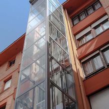 CLEVERLIFT ascensor por fuera de edificio
