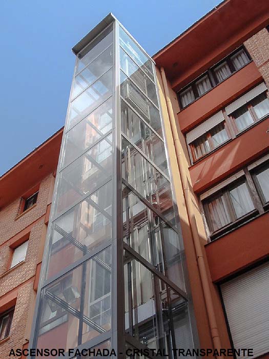 CLEVERLIFT ascensor por fuera de edificio